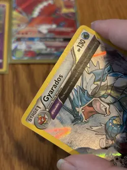 Pokemon rare holo card lot gyrados 21/98 and more poor played damaged full art - Image 5