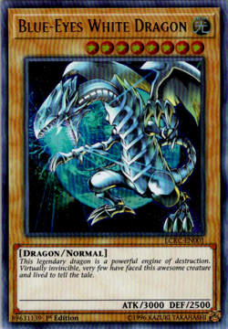 Blue Eyes White Dragon - LCKC EN001 *NM* 1st Edition Ultra Rare Yugioh Card - Image 1