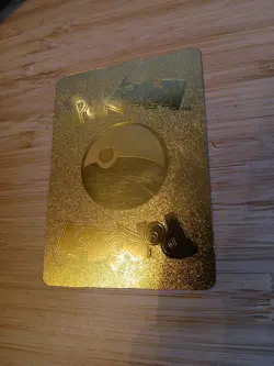 Pikachu VMAX Rainbow Rare Gold Foil Display Card - Image 2