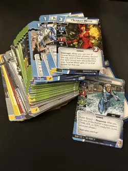 Marvel Champions Card Game QUICKSILVER Deck open - complete - Image 2