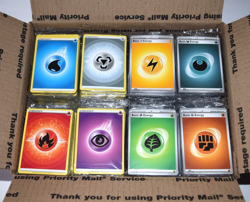 Pokemon TCG - 72 Sealed Packs of Energy cards lot - yellow/grey border S&V SWSH - Image 1