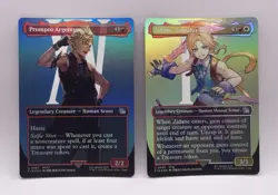MTG Final Fantasy Character Cards Foil. 4 Uncommon Cards. - Image 3