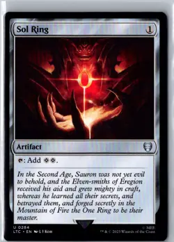 SOL RING 284 COMMANDER: THE LORD OF THE RINGS MAGIC: THE GATHERING NM - Image 1
