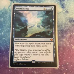 Omniscience (REGULAR) x1 - MTG Foundations FDN #161 - Image 1