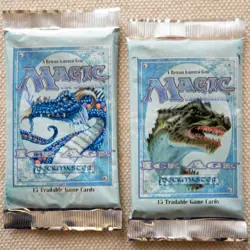MTG 2 ICE AGE Factory Sealed Booster Packs from Box - 2 Packs Magic - English - Image 1