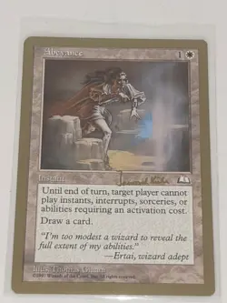 mtg Abeyance Seattle World Championship Janosch Kuhn 1997 NM - Image 1