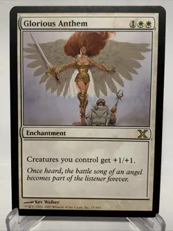 MTG Glorious Anthem ( NM ) from Tenth Edition : Magic the Gathering - Image 1