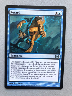 Mtg Carte Magic Future Sight Delay Retard French LP (A) - Image 1