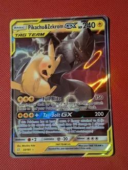 Pokemon TCG - Pikachu & Zekrom GX - 33/181 TAG TEAM - Team UP LP - Image 1