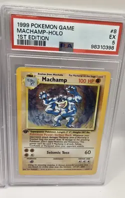 1999 Pokemon Base Set PSA Holo Bundle - Alakazam Chansey Clefairy Machamp - Image 5