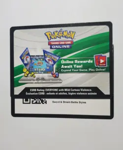 New TCG Box Code Card Sword & Shield Battle Styles Digital Delivery Pokemon - Image 1