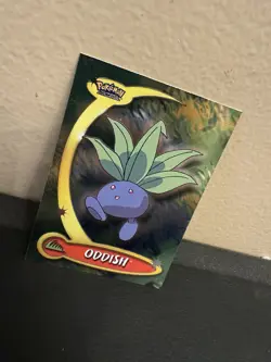 Oddish #52 Pokemon 2004 Topps Advanced Challenge ( Holo ) Foil - Image 3