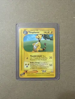 Pokemon TCG Ampharos #1/147 Non-Holo Aquapolis 2002 E Reader Vintage 2002 - Image 1