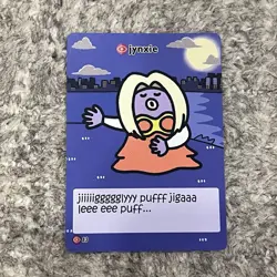 Pokiebubies 1st Edition Jynxie 3 Fan Art Pokemon Card Chef Ken Lee Jynx - Image 1