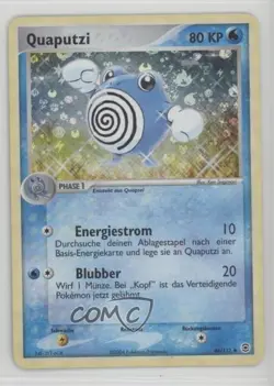 Poliwhirl German Reverse Foil Pokemon EX FireRed & LeafGreen #46 2004 - Image 1