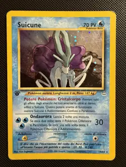 Pokemon 2001 Suicune Prima 1 Edizione Holo 14/64 Neo Revelation Wotc Italiano - Image 1