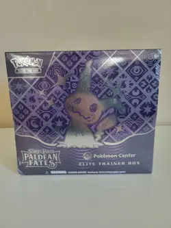 POKEMON Paldean Fates Pokemon Center ETB Elite Trainer Box - NEW - Image 1