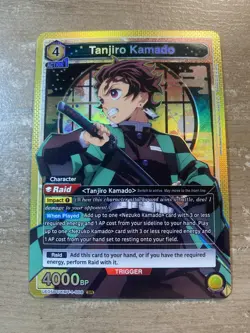 Tanjiro Kamado (008) Super Rare UE05BT: Demon Slayer: Kimetsu no Yaiba LP - Image 1