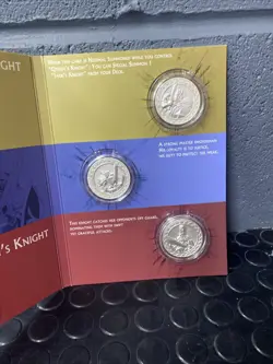 Yu-Gi-Oh! Limited Edition Silver Plated Knights Coin Collection Album - Image 3