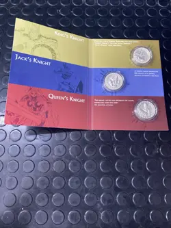 Yu-Gi-Oh! Limited Edition Silver Plated Knights Coin Collection Album - Image 4