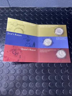 Yu-Gi-Oh! Limited Edition Silver Plated Knights Coin Collection Album - Image 5