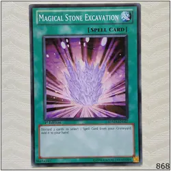 Magical Stone Excavation - SDMA-EN027 - Common 1st Edition Yugioh - Image 1