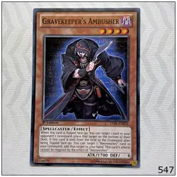 Gravekeeper's Ambusher - LVAL-EN032 - Common 1st Edition Yugioh - Image 1