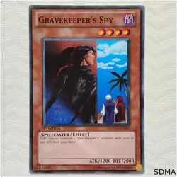 Gravekeeper's Spy - SDMA-EN007 - Common 1st Edition Yugioh - Image 1