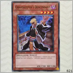 Gravekeeper's Descendant - SDMA-EN019 - Common 1st Edition Yugioh - Image 1