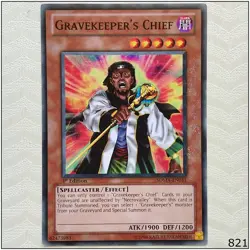 Gravekeeper's Chief - SDMA-EN011 - Common 1st Edition Yugioh - Image 1