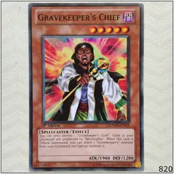 Gravekeeper's Chief - SDMA-EN011 - Common 1st Edition Yugioh - Image 1