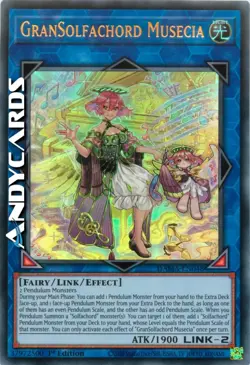 GRANSOLFACHORD MUSECIA  (Gransolfaccordo Musecia)  Ultra R  DAMA EN048 YUGIOH - Image 1