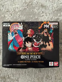 One Piece Card Game OP-09 Emperors in the New World Booster Box English |Damaged - Image 1