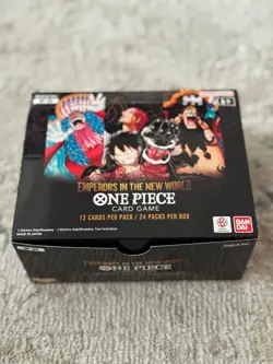 One Piece Card Game OP-09 Emperors in the New World Booster Box English |Damaged - Image 2