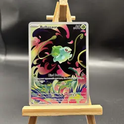 Pokemon TCG Mega Evolutions Bulbasaur 133/132 Illustration Rare Card - Image 1