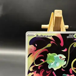 Pokemon TCG Mega Evolutions Bulbasaur 133/132 Illustration Rare Card - Image 3