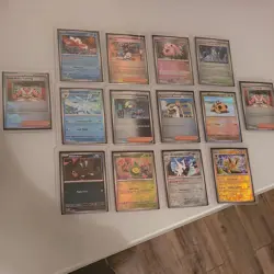 Pokemon TCG Prismatic Evolutions Poke Ball Pattern Lot. 14 cards. All included - Image 1