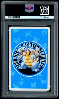Pokemon BULBASAUR Japanese BLUE Ace of Diamonds POKER Card #1 - PSA 10 GEM MINT - Image 2