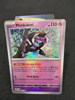 Pokemon Card - Munkidori 044/131 Master Ball Reverse Prismatic Evolutions - Image 2