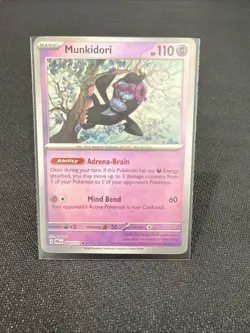 Pokemon Card - Munkidori 044/131 Master Ball Reverse Prismatic Evolutions - Image 4