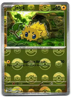 Joltik 033/086 - Poke Ball White Flare Pokemon TCG Reverse Holo - NM Card - Image 1