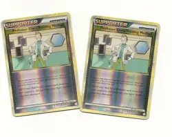 2x PROFESSOR ELM'S TRAINING #100/123- HeartGold SoulSilver Pokemon Card REV HOLO - Image 1