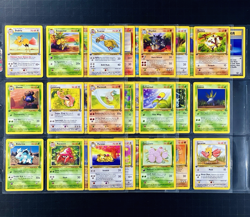 1999 Pokemon 1ST EDITION Jungle Set NEAR COMPLETE Non Holo UNCOMMON COMMON Cards - Image 1