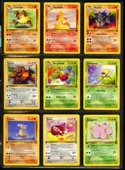 1999 Pokemon 1ST EDITION Jungle Set NEAR COMPLETE Non Holo UNCOMMON COMMON Cards - Image 3
