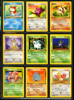 1999 Pokemon 1ST EDITION Jungle Set NEAR COMPLETE Non Holo UNCOMMON COMMON Cards - Image 4