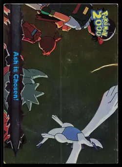 Pokemon Topps 2000 Lugia Movie Ash Is Chosen 46 Holo Pokemon Card - Image 1