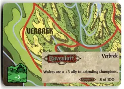 Spellfire Master the Magic 1st Edition Card 8/100 Verbrek, Ravenloft - Image 1