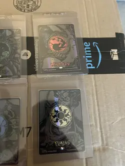 Secret Lair - Venom Lands Oil Full Set - 1 of Each Land & Peer Into The Abyss NM - Image 3