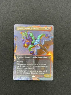 Green Goblin, Nemesis (Borderless) Spider-Man MTG Magic the Gathering-0023 - Image 1