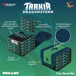 Gatherers' Tavern - Tarkir: Dragonstorm - Teval Domaru Deck Box - 133+ New Deck - Image 1